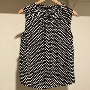 Banana Republic Keyhole Sleeveless Blouse